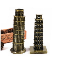 PISA意大利比薩斜塔模型擺件地標建筑金屬工藝品旅游紀念品小禮品