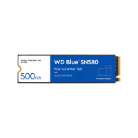 WD 威騰 WD BLUE藍標 SN580 500G Gen4 NVMe PCIe SSD固態硬碟(WDS500G3B0E)
