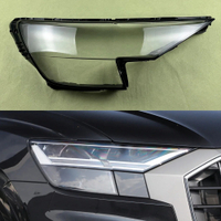 belook อะไหล่รถยนต์สำหรับ Audi Q8 2018-2022 ฝาครอบไฟหน้า โคมไฟใส เลนส์ไฟหน้า เปลือกโคมไฟ ทำจากเพล็กซ