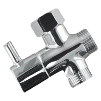3-Way Diverter Valve Garden Home 0.6-1.5mpa Kitchen 1pcs Mixer Tap 4-points Angle Valve T-Adapter G1/2in Water