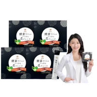 【炭輕盈 官方直營】纖淨酵素粉EX 15包x4盒(生物炭 大豆發酵 多穀麴 乳酸菌 蔬果酵素 順暢 代謝 分解)
