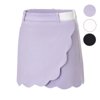 HONMA 本間高爾夫 女款花邊修身短裙 3色任選(XS~L 淺紫 白色 黑色 HWJC902R612)