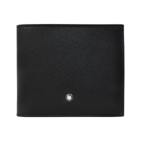 【MONTBLANC 萬寶龍】展示品 匠心系列 8卡式皮夾 黑色(130317 BK)