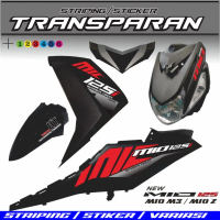 STRIPING TRANSPARAN STIKER MIO 125  M3 MIO Z VARIASI STIKER TRANSFARAN MIO NEW 125 / STIKER