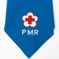 slayer syal scraf Pmr Pmi bordir SD SMP SMA mula madya wira Syal biru muda PMR