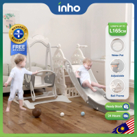 INHO 2 in 1 Castle Playground Play Set For Kids Swing Slide Combination Indoor Outdoor Game Set Gelo