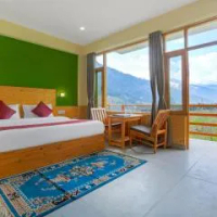 住宿 Wander Nest Manali Luxurious rooms with mountain peaks and waterfall view 馬拉里