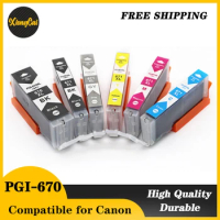 PGI670 CLI671 Compatible Ink Cartridges For Canon PIXMA MG7760 MG7765 MG7766 Printers ink PGI-670 CLI-671 PGI 670 CLI 671