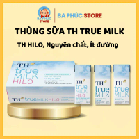(Giao hàng trong vòng 2~3 ngày) [DATE 08/2025] Thùng Sữa Tươi Tiệt Trùng TH true milk Hilo/ít đường/