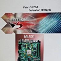 Original FPGA Development Board HW-V5-ML501-G Virtex-5 XC5VLX50T Assessment Suite
