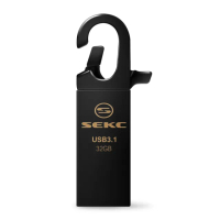 【SEKC】SDM32 32GB USB3.1高速金屬扣環隨身碟