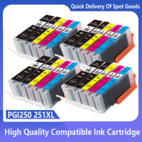 Compatible PGI250 PGI-250 CLI-251 ink cartridge For canon PIXMA MG5420 MG5422 MG5520 MG5522 MG6420 IP7220 MX722 MX922 IX6820