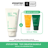 [Creator Exclusive Bundle] Buy 1 Get 2 Innisfree Green Tea Amino Hydrating  Cleansing Foam 150g - Sa