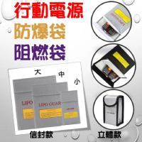 【ACE_CASE】手機行動電源防爆包袋 電池防爆袋包 鋰電防爆包袋#出國旅行必需(通過廣州S.G.S UL94防火認證)