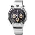 Citizen 星辰 AN3700-54E 復古牛頭三眼計時鋼帶錶 潛水錶
