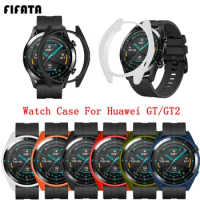FIFATA TPU Soft Silicone Protective Case For Huawei Watch GT/GT 2 Smart Watch Replacement Watch Case Cover For Huawei GT/GT2
