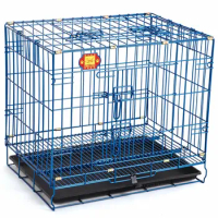 Indoor Wrought Iron Dog Cages Large Space Dog House Teddy Dog Cage Cat Cage Rabbit Cage Folding Pet Cages for Small Medium Dogs