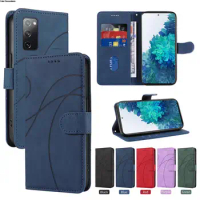 S20FE SM-G781N Wallet Flip Case For Samsung Galaxy S20 FE 5G Cover Luxury Leather Card Slots Magnetic funda lanyard Phone shell