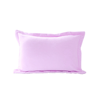 CINN卓瑩光波-粉紫刷毛枕套-1入