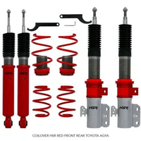 COILOVER HSR RED FRONT REAR TOYOTA AGYA