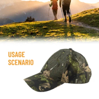 Polyester Camouflage Baseball Cap Adjustable Design Outdoor Cap Mesh Tactical Airsoft Fishing Hunting Hiking Snap Back Hat