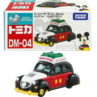 【Fun心玩】DS18129 全新 正版 迪士尼 DM-04 米奇旅行金龜車 多美小汽車 TOMICA 米奇 模型車