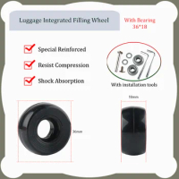 36-18 Luggage Solo Wheel Replacement Luggage Individual Wheel Accessories Suitcase Pulley Cipher Case Caster Wheel Repair
