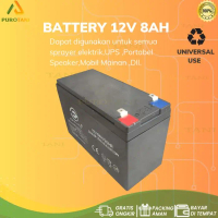 PRTN Eralite Battery 8 AH Sprayer Aki kering Tangki Elektrik 12V 8AH UPS FA364PROMO SPECIAL