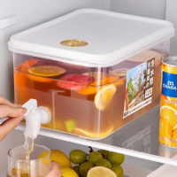 5L Cold Water Bucket with Faucet Refrigerator Jug Dispenser Water Kettle Summer Fruit Juice Drink Container Fridge Pots Pitcher