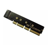 [4大陸直購] 3釐米高1U伺服器用 PCIe 3.0 4.0 to M.2 NVMe SSD轉接卡adapter N-3210