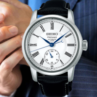SEIKO 精工 PRESAGE 琺瑯 日本職人工藝 三日鍊機械錶 SPB495J1 / 6R5H-00D0Z