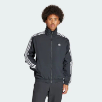 【adidas 愛迪達】外套 男款 運動外套 三葉草 亞規 WOVEN FBIRD TT 黑 IT2491