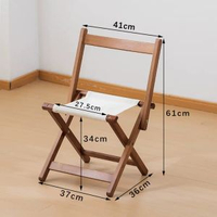 全城熱賣 - 北歐輕奢網紅折疊戶外露營可攜式茶几竹實木陽臺庭院迷你小圓桌子【小號】米諾折疊椅