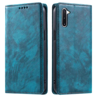 For Samsung Galaxy Note 10 Plus Case Luxury Leather Wallet Flip Magnetic Case For Samsung Note 10 Phone Case