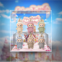 [AOWOBOX] Pop Mart 泡泡瑪特 The Monster Labubu 心動 馬卡龍 系列 盲盒專用主題展示盒