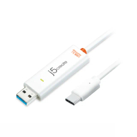 【j5create 凱捷】USB 3.1 Type-C跨系統資料對傳線-JUC501