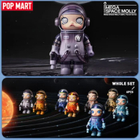 POP MART MEGA SPACE MOLLY 400% Planet Series Mystery Box 1PC/6PCS POPMART Blind Box