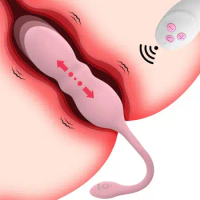 3 Speeds Telescopic Vibrator Vagina Ball Panties Vibrating Egg G-Spot Clitoral Stimulator Female Masturbator Sex Toys for Couple