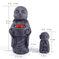 Japanese Jizo King Miniature Statue Wholesale for Online Retailers - Add Peace and Harmony to Your Home Decor Desk Decoration