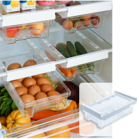透明冰箱抽屜【Y027】台灣出貨 居家  冰箱收納盒 冰箱整理盒 冰箱分格收納盒 冰箱透明收納盒 冰箱分格收納