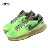 Nike 籃球鞋 JA 1 GS 萬聖節 Zombie 殭屍 綠 灰 女鞋 大童鞋 莫蘭特 FV6097-300