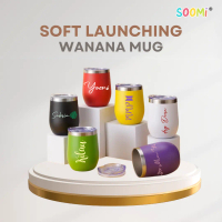 MUG STAINLESS WANANA CUSTOM TAHAN PANAS DAN DINGIN TAMBAH NAMA