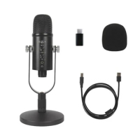 USB Microphone Condenser Microphone Professional Recording Stand Microphone PC For Computer Laptop Microphone,