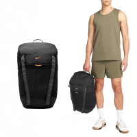 【NIKE 耐吉】後背包 Hike Backpack 黑 橘 15吋 多夾層 登山包 筆電包 雙肩包 背包(DJ9677-011)