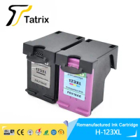 Tatrix 123 XL 123XL Premium Black Color Remanufactured Ink Cartridge for HP 123XL For HP123 For HP Deskjet 2130 2131 Printer