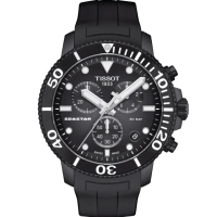 【TISSOT 天梭 官方授權】Seastar 海星300米潛水石英錶 手錶 畢業禮物 慶端午 包粽(T1204173705102)