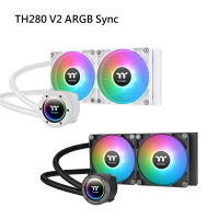 【獨家！另享10%回饋】Thermaltake 曜越 TH280 V2 ARGB Sync 主板連動版 一體式水冷 黑色/白色