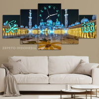 Jam Dinding Kaabah Mekkah Mekah / Jam Ruang Tamu Muslim Mesjid Kakbah Mekah / Jam Dinding /R2R|OFKXE
