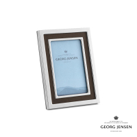 【Georg Jensen 官方旗艦店】MANHATTAN 相框 小號(不鏽鋼、皮革)