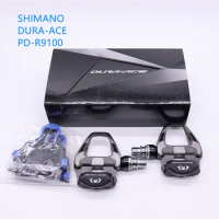 SHIMANO DURA ACE PD R9100 Pedals Road Bike Clipless Pedals with SPD-SL DURA-ACE R9100 Cleats Pedal SM-SH12 BOX